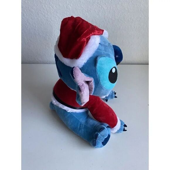 Disney Stitch Holiday Greeter 18" Christmas Santa Claus Decor Porch Door NEW - Picture 8 of 12